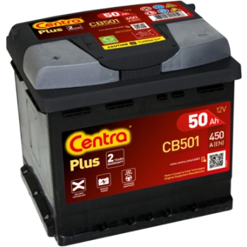 Akumulator Centra Plus 50Ah 450A CB501 Lewy +